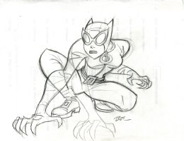 Cooke's Catwoman Comic Art